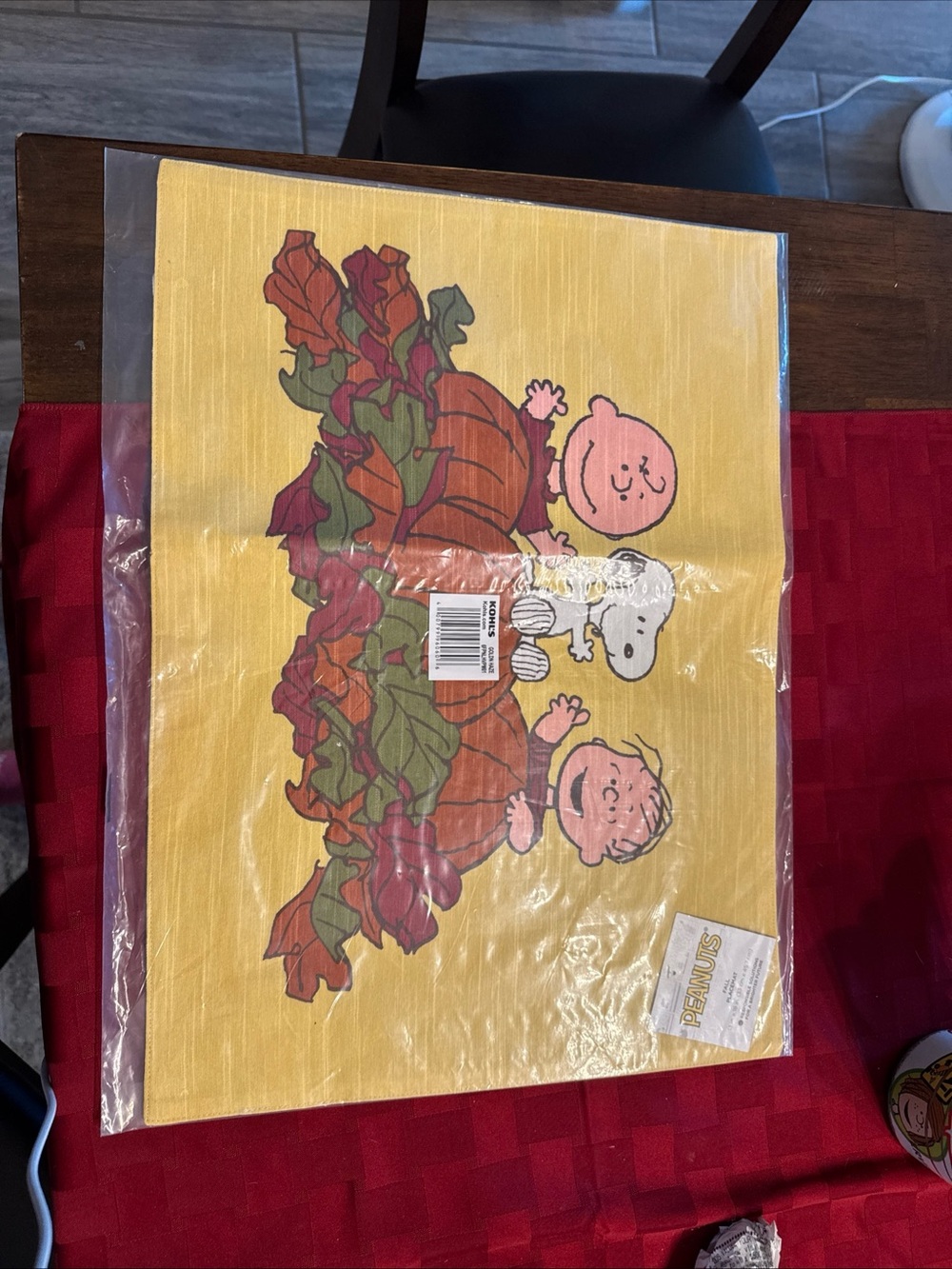 Peanuts Halloween Pumpkin Placemat - Yellow
